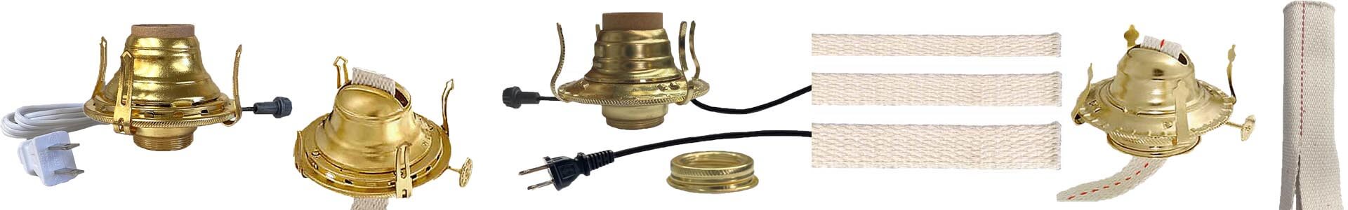 Vintage style parts for antique oil lamps - Paxton Hardware