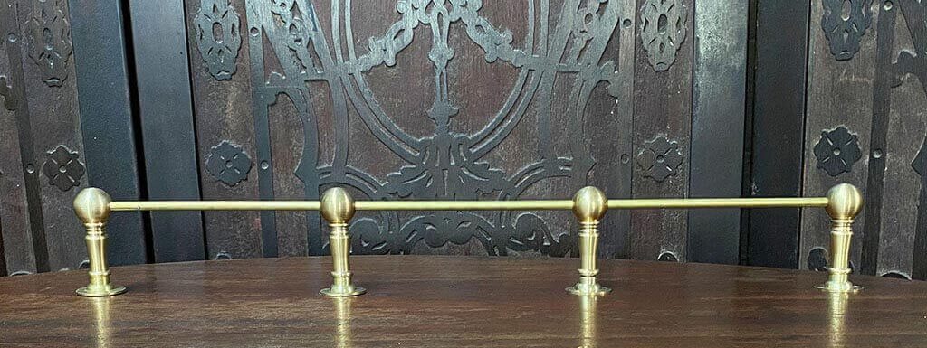 Brass Cabinet Railing - Traditional Furniture Rail