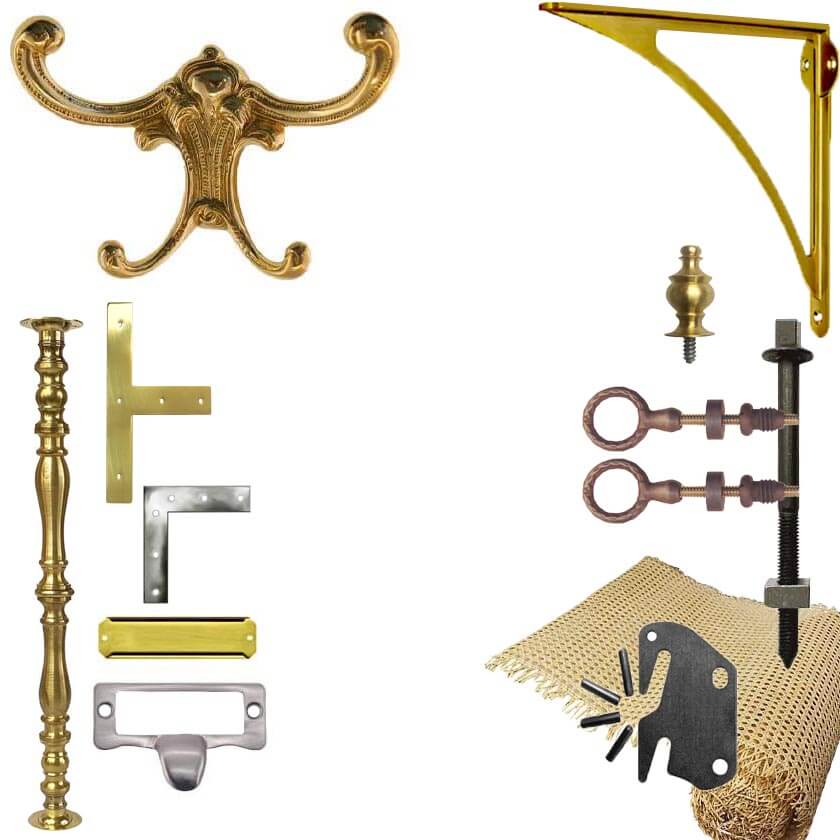 Antique Furniture Hardware, many types - Paxton 