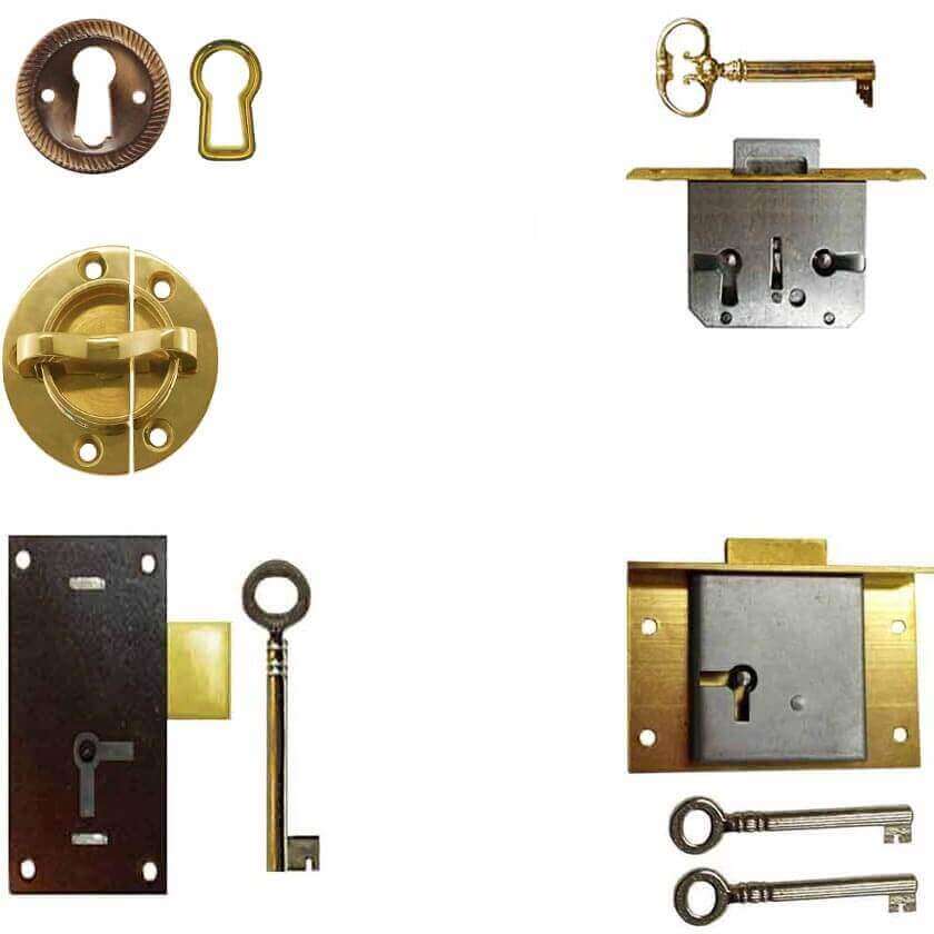 Antique Locks & Catches for Furniture & Cabinets - Paxton Hardware