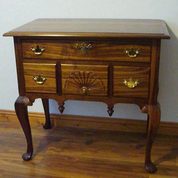 Low Boy with Traditional Brass Drawer Pulls - Paxton Hardware