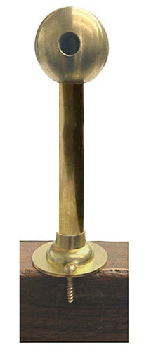 Mid-century Railing post showing install method - Paxton Hardware