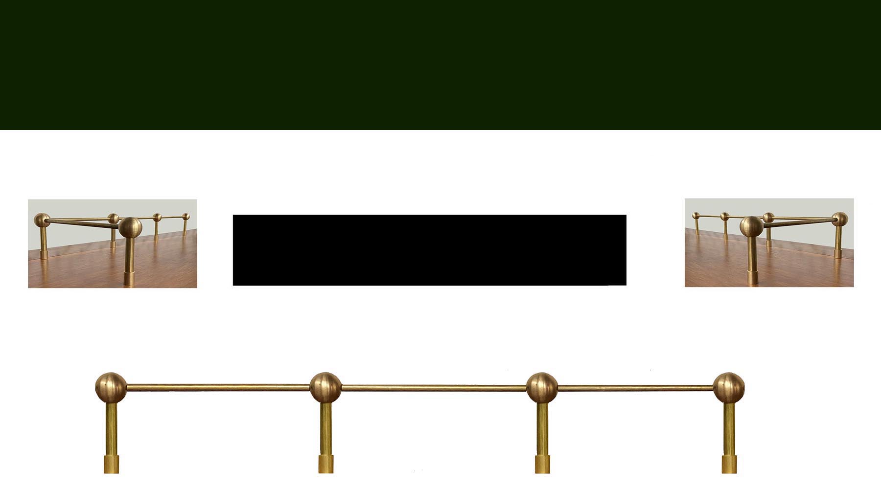 Modern Brass Railing Minimalist Rail Paxton Hardware