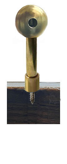 Install modern railing post  with adapter screw - Paxton Hardware