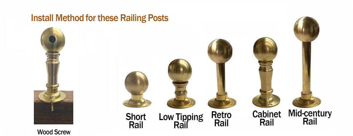 Railing Posts that attach with Wood Screws - Paxton Hardware