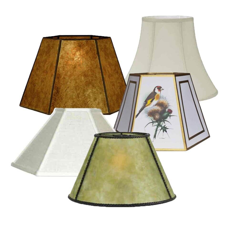 Silk, Mica and Parchment Lamp Shades - Paxton Hardware