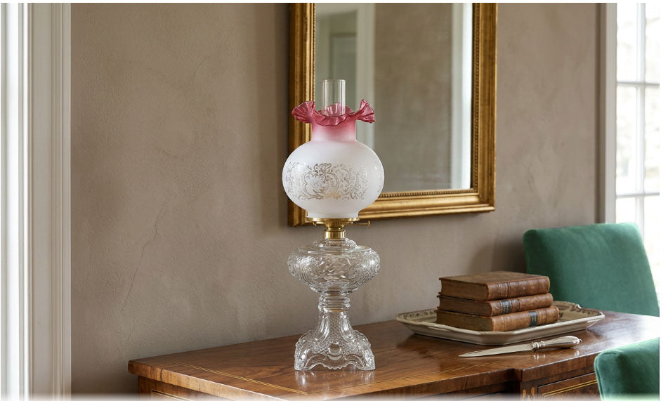 Victorian Glass Lamp - Paxton Hardware