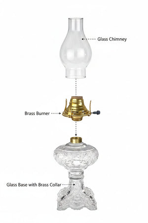 Home Sweet Home Oil Lamp size guide