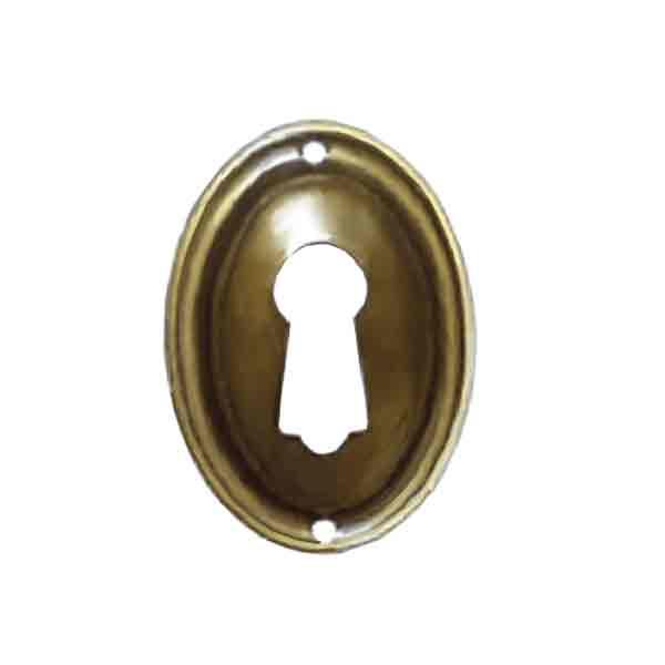 Antique Keyhole Cover, Oval - Paxton Hardware ltd