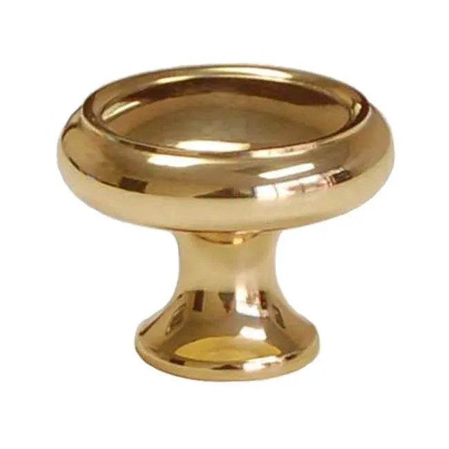 Contemporary Brass Cabinet Knob, Paxton Hardware