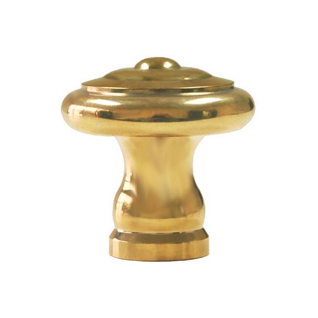 Transitional Brass Cabinet Knobs, 1-1/4 - Paxton Hardware