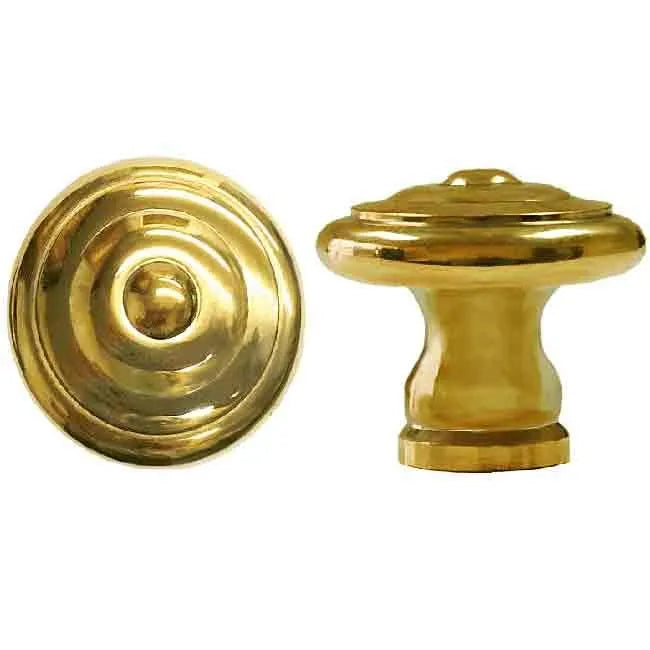 Transitional Brass Cabinet Knobs, large - Paxton Hardware ltd