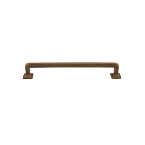 Substantial 8" Brass Cabinet Handle, Paxton Hardware
