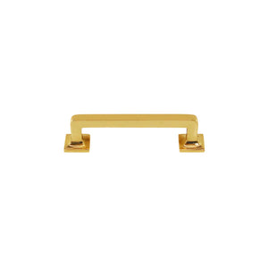 Solid Brass 4" Cabinet Handle, Paxton Hardware