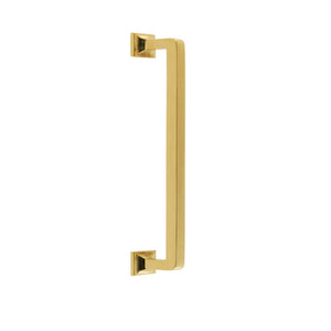 Cabinet Door Handle, 8" Solid Brass, Paxton Hardware