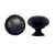 Black Cabinet Knobs, 1-1/4 inch - Paxton Hardware ltd