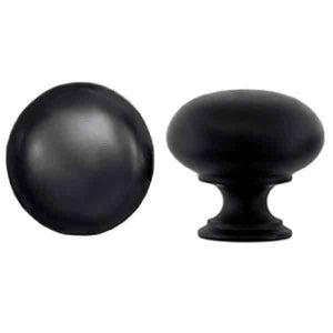 Black Cabinet Knobs, 1-1/2 inch - Paxton Hardware ltd