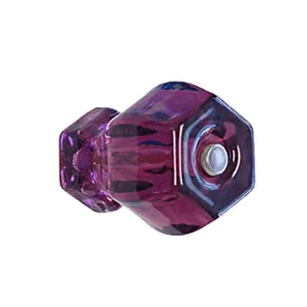 Purple Glass Cabinet Knobs - Paxton Hardware ltd