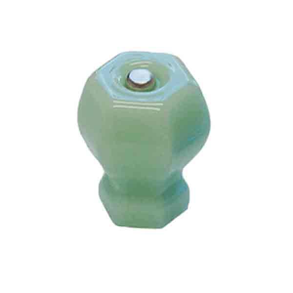 Green Milk Glass Knobs, Standard - Paxton Hardware ltd