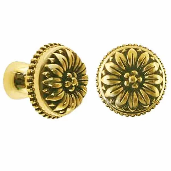 Floral Cabinet Knobs, generous - paxton hardware ltd