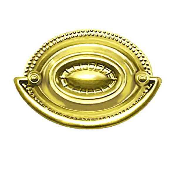 National Lock Period Brass 3 1/2 Hepplewhite Drawer Bail Pull 686-4A