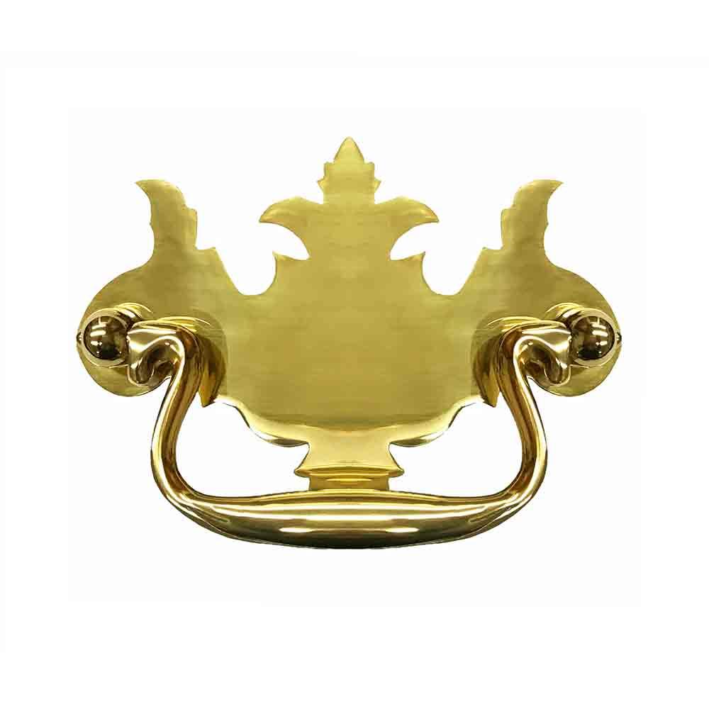 As-Is) 3 Traditional Chippendale Bail Pull Satin Brass - D. Lawless  Hardware