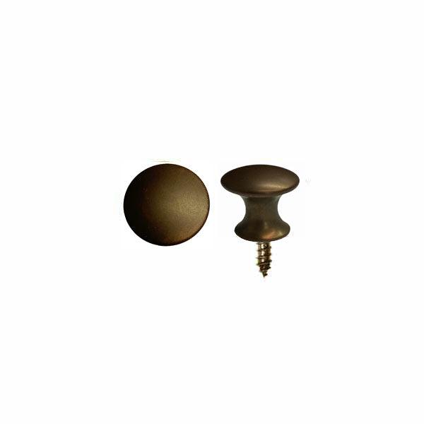 Small Antique Brass Knobs, 1/2&quot;