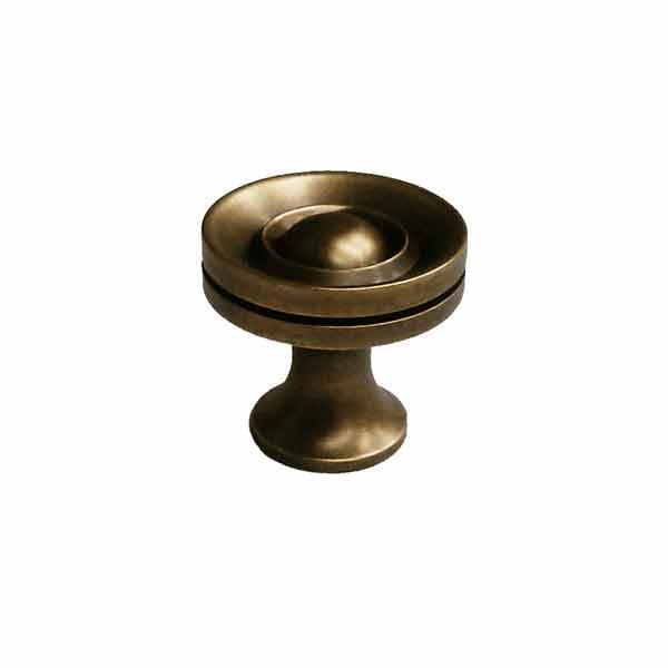 Antique Brass Knobs for Furniture, 1/2 inch - Paxton Hardware ltd