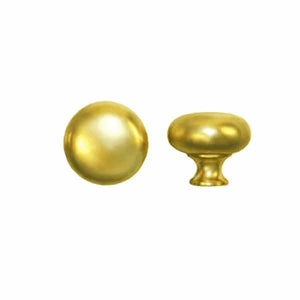 Brass Cabinet Knobs, 1 inch size - Paxton Hardware ltd