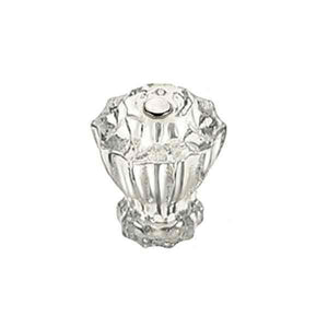 Fluted Clear Glass Knobs, small - Paxton Hardware ltd