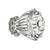 Fluted Clear Glass Knobs, large - Paxton Hardware ltd