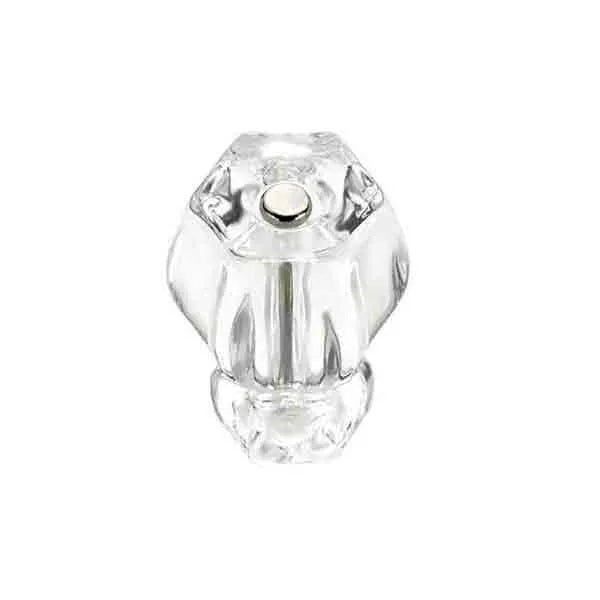 Clear Glass Knobs, Hex-Standard - Paxton Hardware ltd