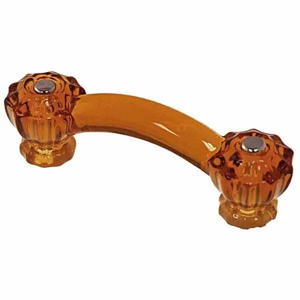Amber Glass Cabinet Handles - paxton hardware ltd