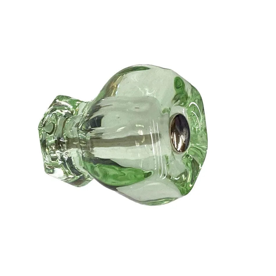 Green Glass Cabinet Knob