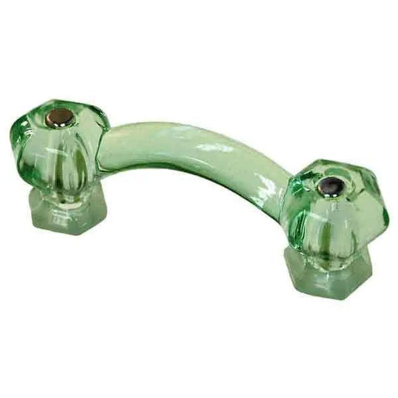Light Green Glass Cabinet Handles - Paxton Hardware ltd
