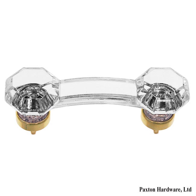 Glass Bridge Handle with Octagonal Ends, Paxton Hardware