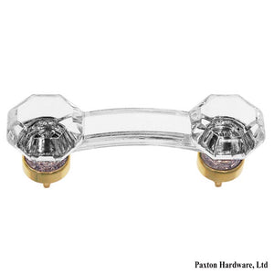 Glass Bridge Handle with Octagonal Ends, Paxton Hardware