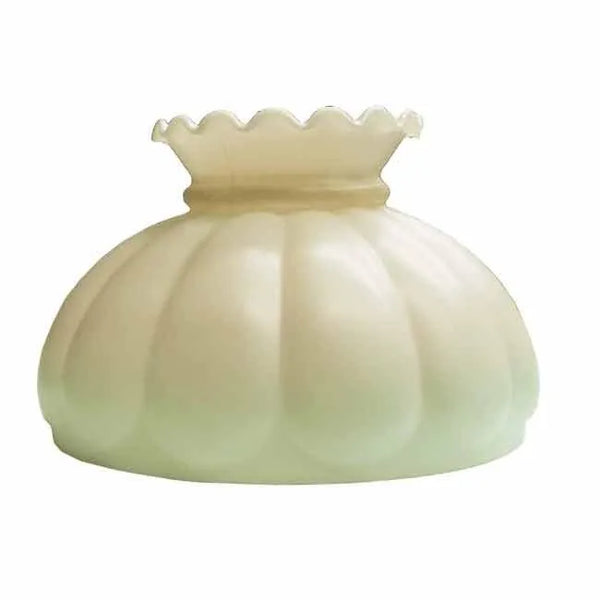 Melon Oil Lamp Shade, Cream Green 10inch Paxton Hardware