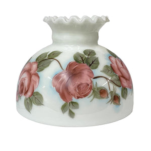 Oil Lamp Shade, A Melody of Roses, Paxton Hardware