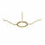 Glass Shade Holders, 10 inch - 2-13/16 center - Paxton Hardware