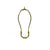 Brass Lamp Harps, 10 inch - paxton hardware ltd