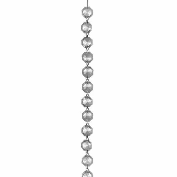 Crystal Lamp Chain, Nickel Pin - paxton hardware ltd
