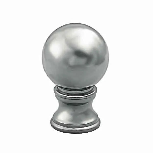 Ball Lamp Finials, Nickel - paxton hardware ltd