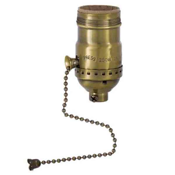 Pull Chain Antique Lamp Sockets - paxton hardware ltd