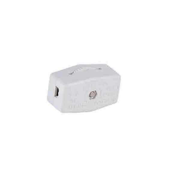 White In-line Rotary Cord Switches, SPT-2 - paxton hardware ltd