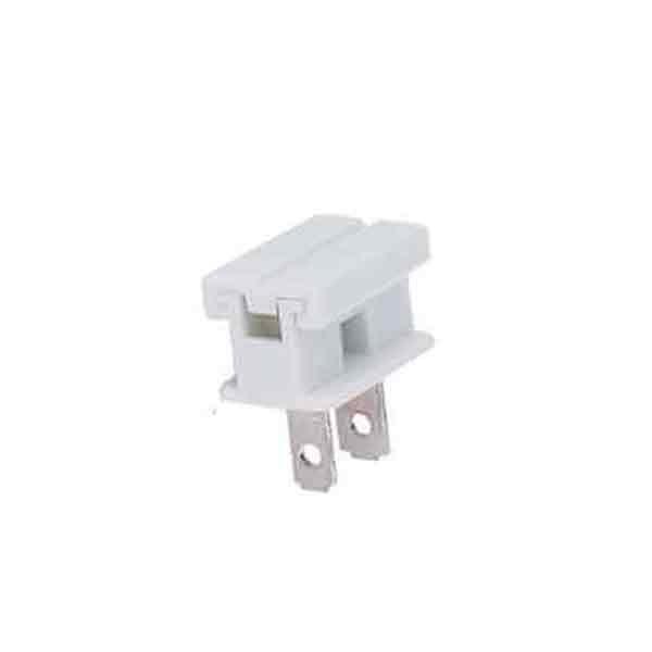 Easy to Use Lamp Plugs, SPT-1, White - paxton hardware ltd