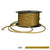 Gold Fabric Covered Lamp Wire, twin - paxton hardware ltd