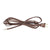 Brown 8 Foot Lamp Cords with Plugs, SPT-2 - paxton hardware ltd