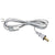 White Lamp Cord with In-line Switch & Plug - paxton hardware ltd