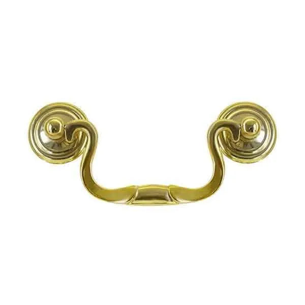 Brass Bail Pulls, 1920's  style, size 3 - paxton hardware ltd